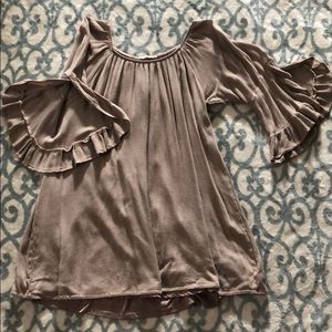 Bell sleeve tunic